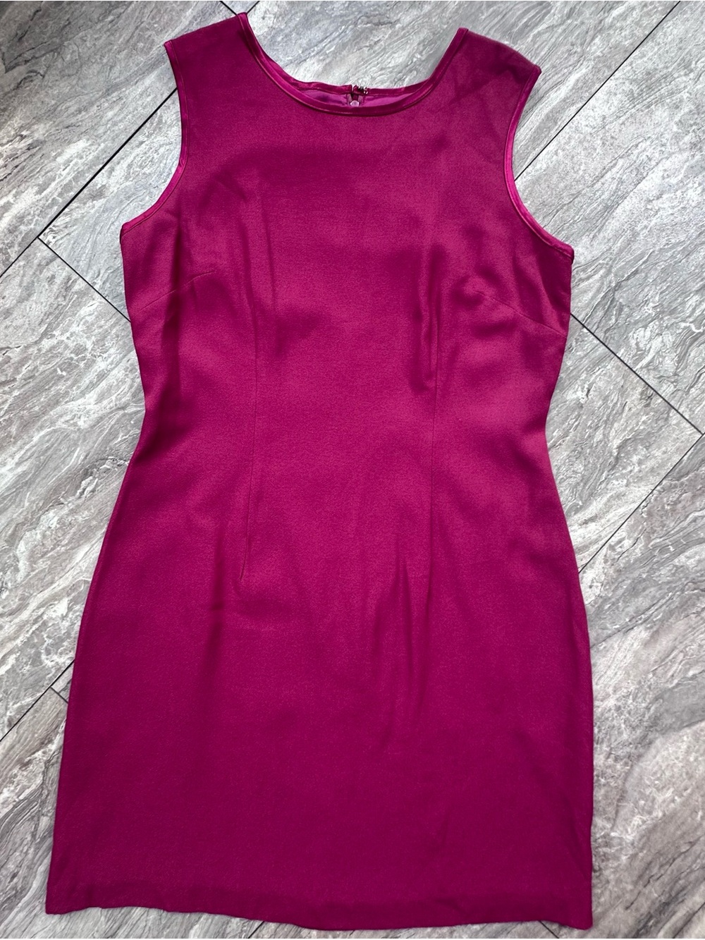 CDC Karen Desiree Company Magenta Sheath Dress Women’s Size 6 Sleeveless USA